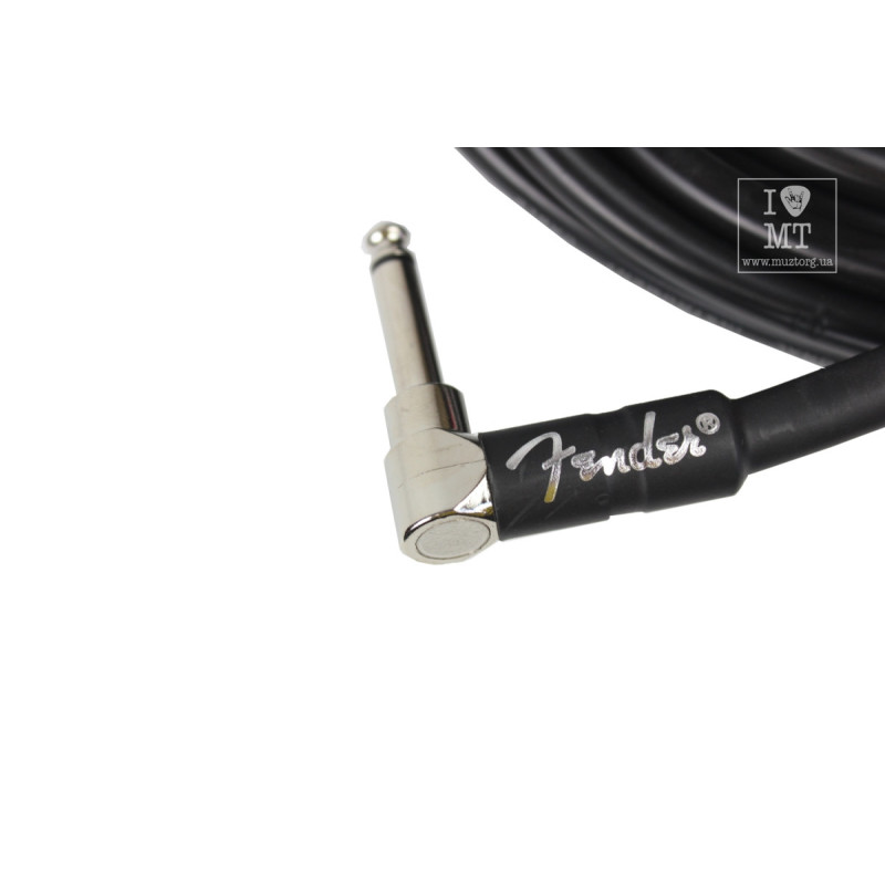 FENDER CABLE PROFESSIONAL SERIES 18.6' ANGLED BLACK Кабель інструментальний