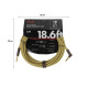 FENDER CABLE DELUXE SERIES 18.6' ANGLED TWEED Кабель інструментальний