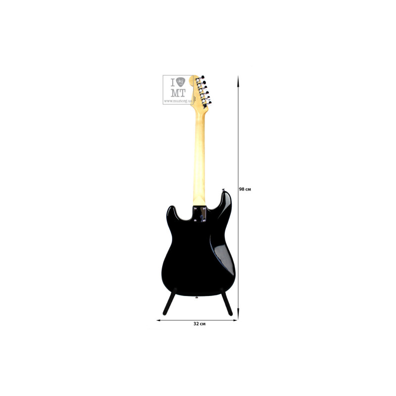 SQUIER by FENDER MM STRAT HT BLACK Электрогитара