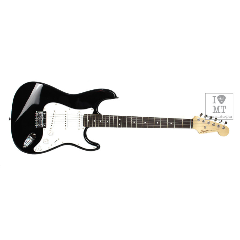 SQUIER by FENDER MM STRAT HT BLACK Электрогитара