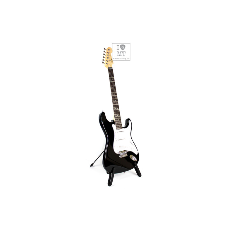 SQUIER by FENDER MM STRAT HT BLACK Электрогитара