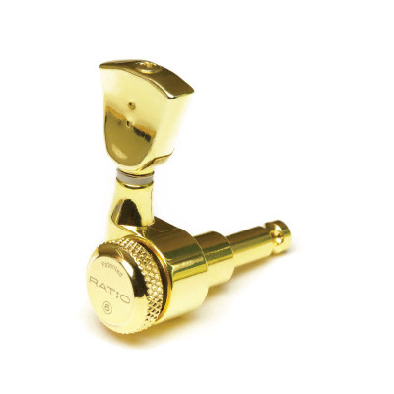 Кілки для гітари GRAPH TECH PRL-8441-G0 Acoustic Locking 3 + 3 Vintage Gold