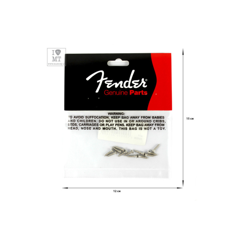 FENDER PICKGUARD/VINTAGE BRIDGE COVER SCREWS Гвинти кріплення