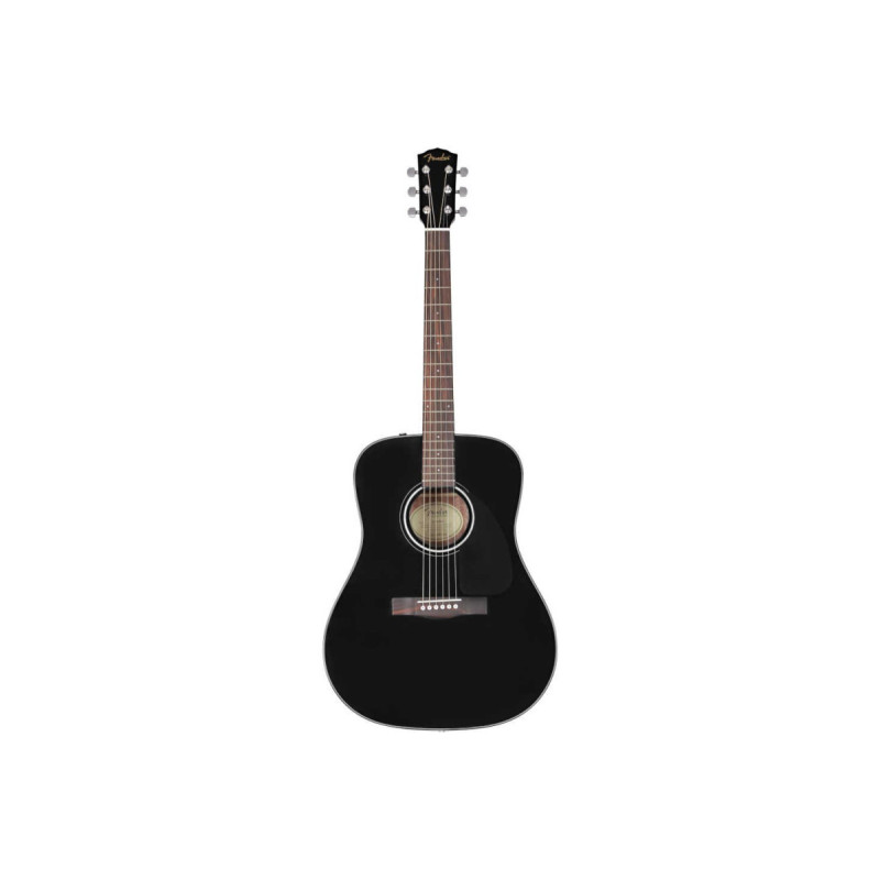 FENDER CD-60 V3 WN BLACK Гітара акустична