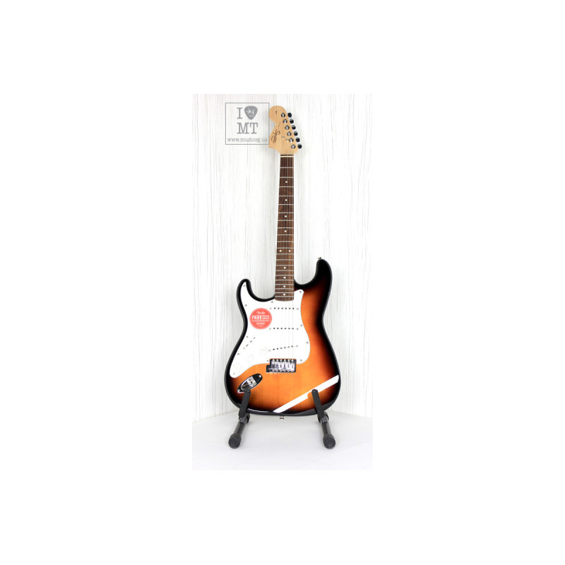 SQUIER by FENDER AFFINITY SERIES STRATOCASTER LH LR BROWN SUNBURST Электрогитара