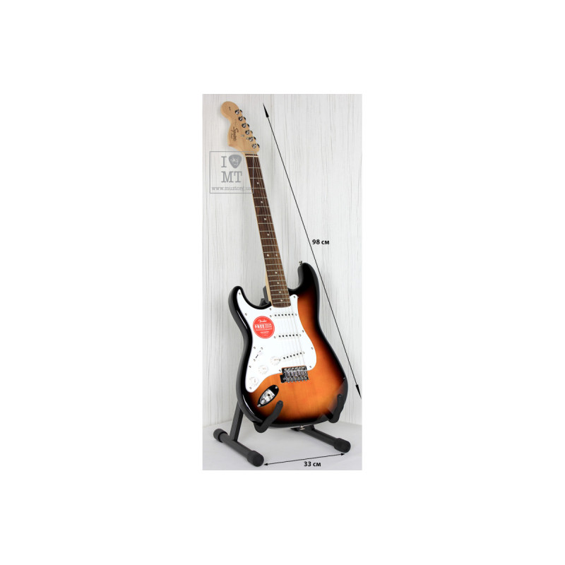 SQUIER by FENDER AFFINITY SERIES STRATOCASTER LH LR BROWN SUNBURST Электрогитара