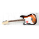 SQUIER by FENDER AFFINITY SERIES STRATOCASTER LH LR BROWN SUNBURST Электрогитара