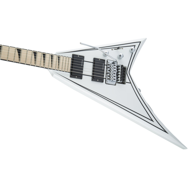 JACKSON X-SERIES RHOADS RRX24M MN SNOW WHITE WITH BLACK PINSTRIPES  Електрогітара
