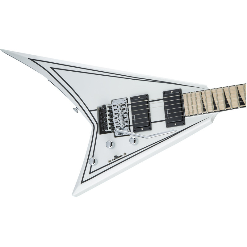 JACKSON X-SERIES RHOADS RRX24M MN SNOW WHITE WITH BLACK PINSTRIPES  Електрогітара