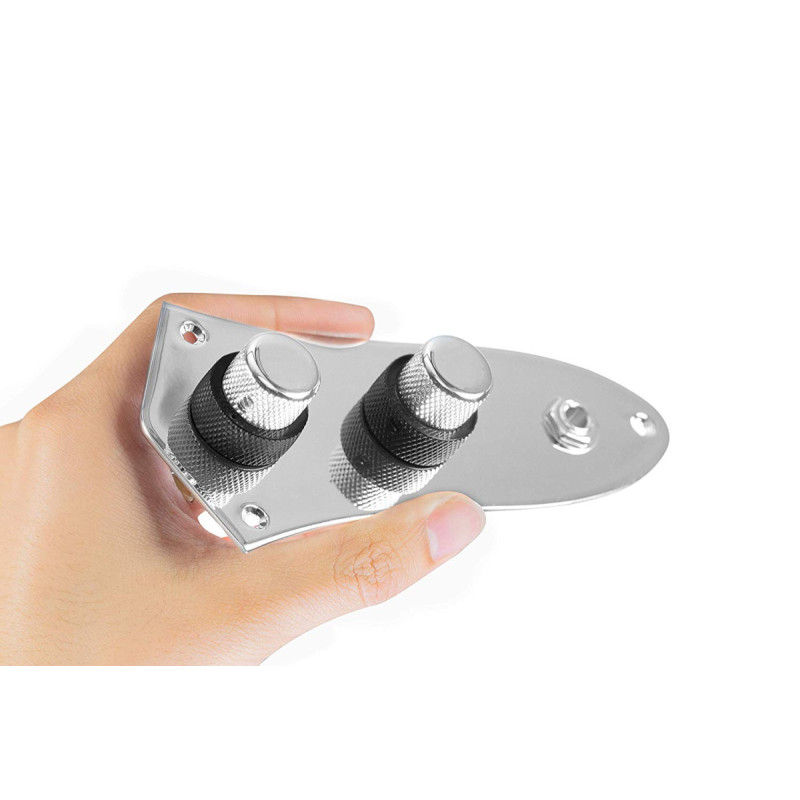 FENDER AMERICAN VINTAGE 62' JAZZ BASS UPPER CONTROL KNOB CHROME Ручка потенціометра