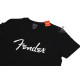 FENDER T-SHIRT SPAGHETTI LOGO MEN'S BLACK XL Футболка