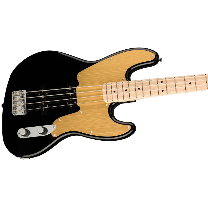 SQUIER by FENDER PARANORMAL JAZZ BASS '54 MN BLACK Бас-гітара