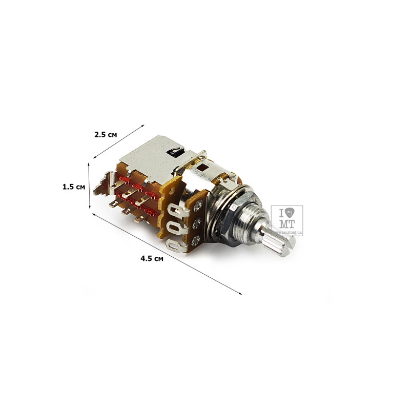 FENDER POTENTIOMETER PUSH-PULL 250K SPLIT Потенциометр пуш-пул