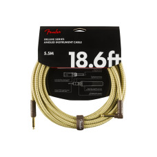 FENDER CABLE DELUXE SERIES 18.6' ANGLED TWEED Кабель інструментальний
