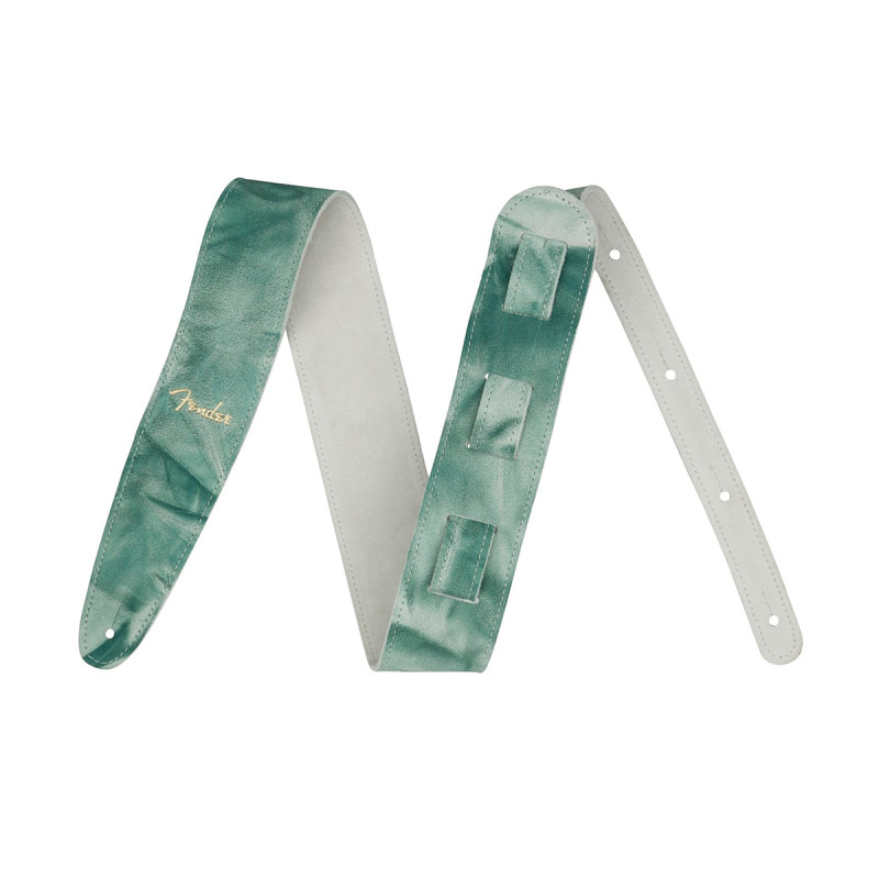 FENDER STRAP TIE DYE LEATHER SAGE GREEN Ремінь гітарний