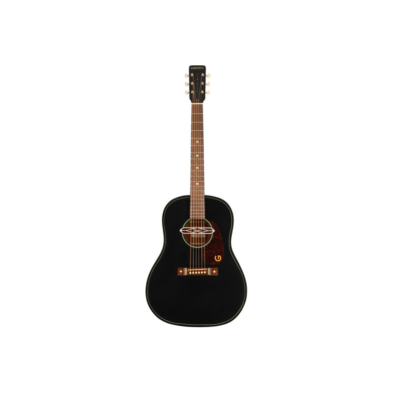 GRETSCH DELTOLUXE DREADNOUGHT BLACK Гітара електроакустична