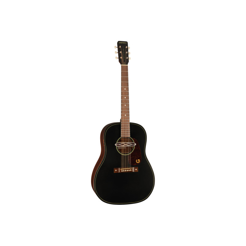 GRETSCH DELTOLUXE DREADNOUGHT BLACK Гітара електроакустична