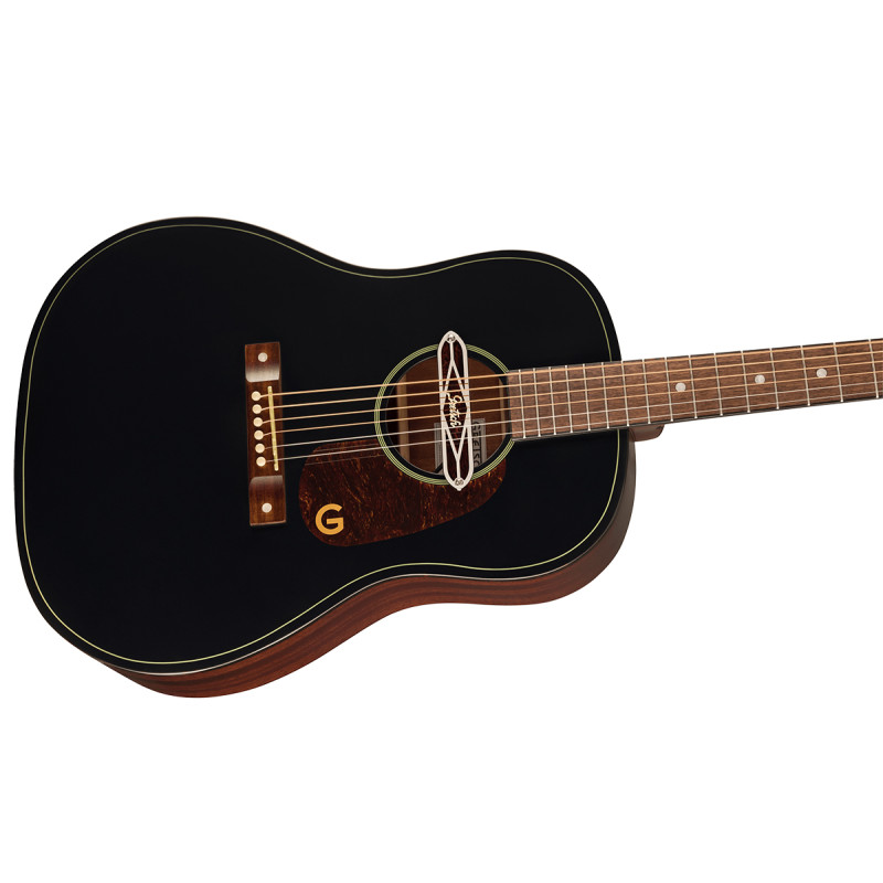 GRETSCH DELTOLUXE DREADNOUGHT BLACK Гітара електроакустична