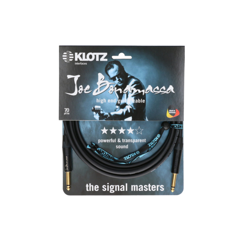 Кабель інструментальний KLOTZ JOE BONAMASSA GUITAR CABLE 3M