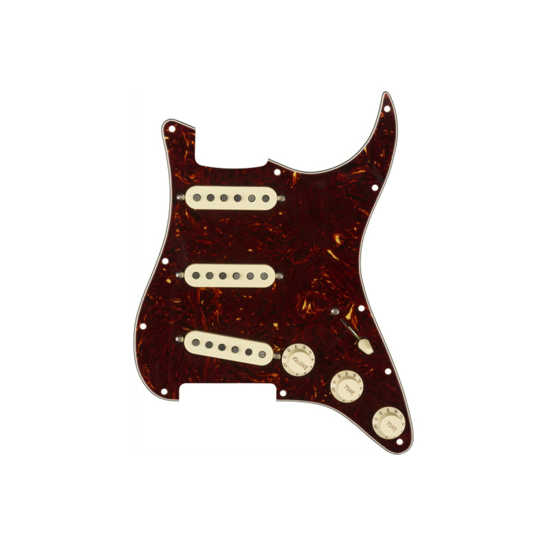 FENDER PRE-WIRED STRAT PICKGUARD TEX-MEX SSS TORTOISE SHELL Пикгард со звукоснимателями