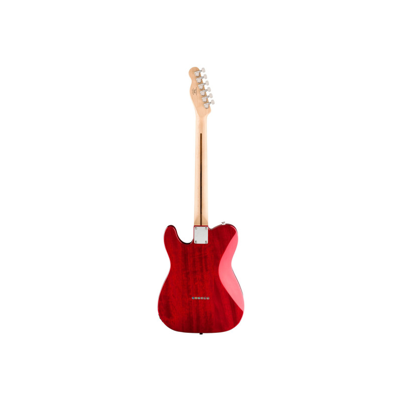 SQUIER AFFINITY SERIES TELECASTER FLAME MAPLE TOP CRIMSON RED TRANSPARENT Электрогитара