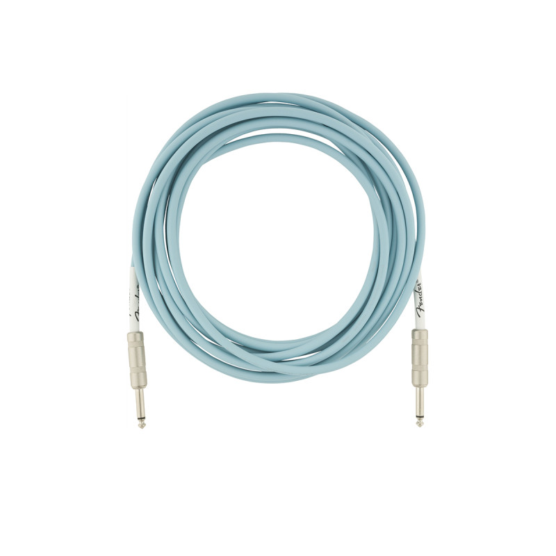 FENDER CABLE ORIGINAL SERIES 18.6' DAPHNE BLUE Кабель инструментальный