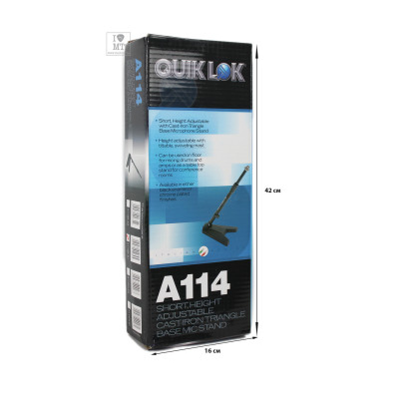 Стійка мікрофонна QUIK LOK A114 BK EU