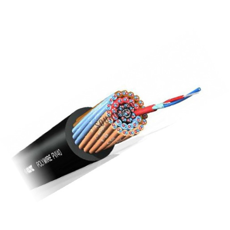 KLOTZ PW24X 24‑паровий студійний мультикор PolyWIRE 24x2x0.22 мм² чорний