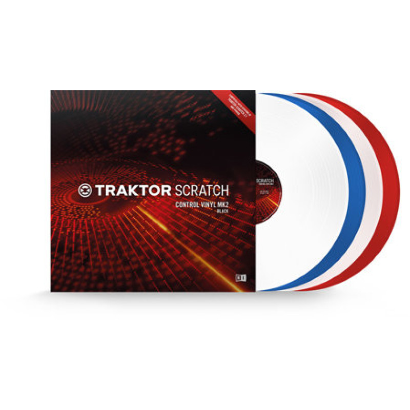 NATIVE INSTRUMENTS TRAKTOR SCRATCH Control Vinyl MK2 White Тайм-код вініл