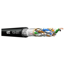 KLOTZ RC6A-SB1X Кабель «кручена пара» RamCAT6A‑solid CAT6a SF/UTP PUR чорний (на метраж)