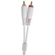 Set RCA Straight-RCA Angled White 3m (U97005WH)