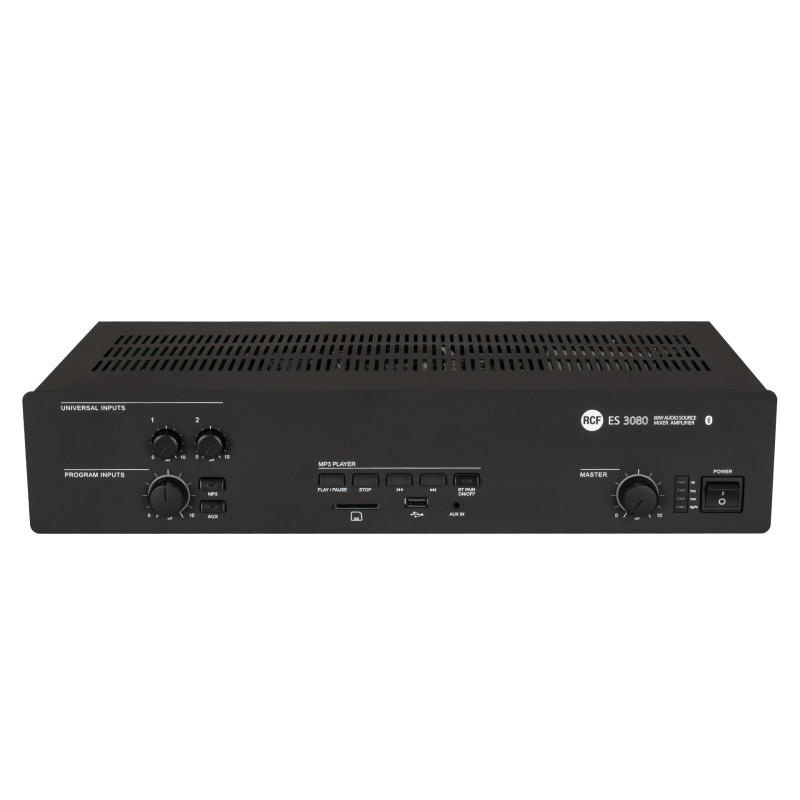 RCF ES 3080 Мікшерний підсилювач 80 Вт з MP3-плеєром та Bluetooth