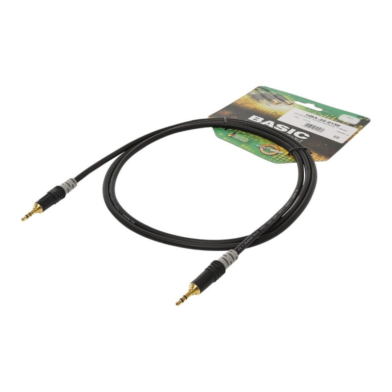 SOMMER CABLE HBA-3S-0150 Комутаційний кабель HICON, mini jack – mini jack, 1,5 м
