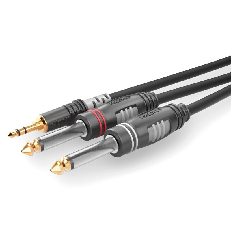 SOMMER CABLE HBA-3S62-0300 Instrument cable | 2 x jack / mini jack, HICON