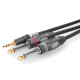 SOMMER CABLE HBA-3S62-0300 Instrument cable | 2 x jack / mini jack, HICON