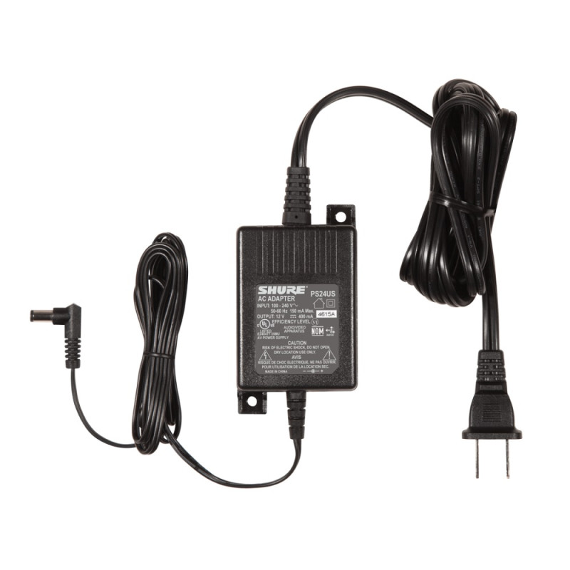 SHURE PS24E Блок питания 12V DC 400mA для беспроводных систем