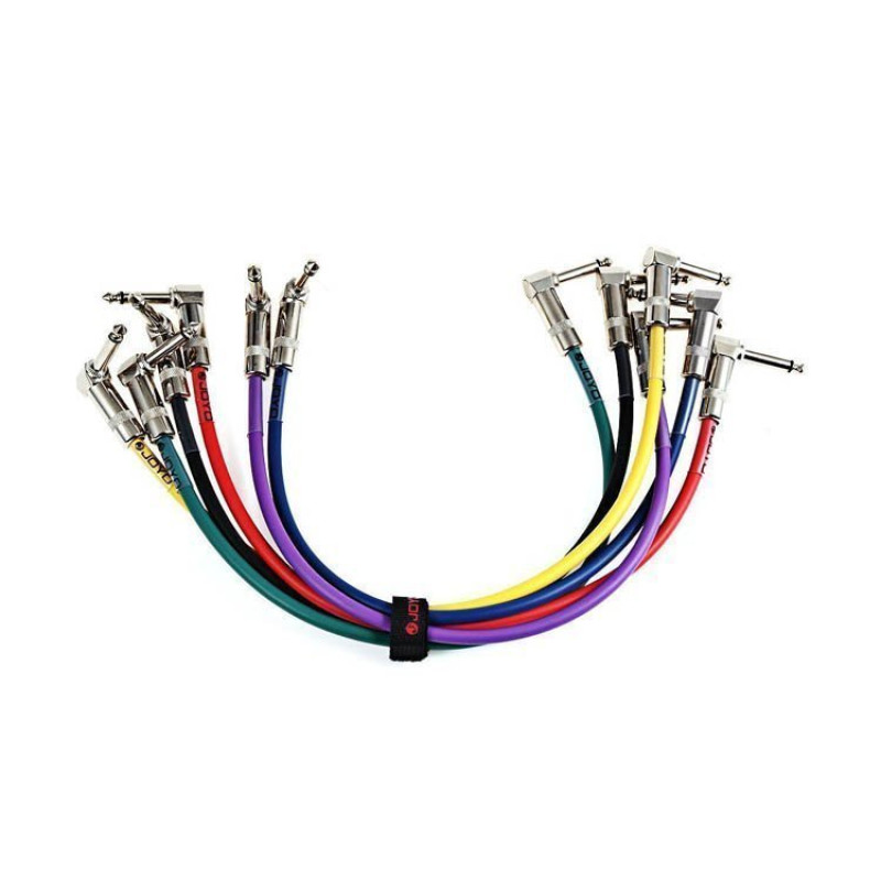 JOYO Набор патч-кабелей Joyo CM-11 (Jack 6,3мм/Jack 6,3мм, 0,1м, 6 шт)