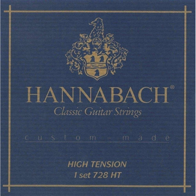 Струни для класичної гітари Hannabach 7287HT Custom Made (4-6 стр.)