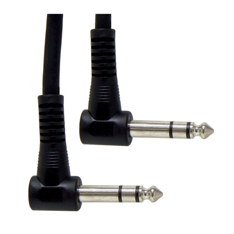 Патч-кабель GEWA Basic Line Angled Stereo Jack 6,3 мм/Stereo Jack 6,3 мм (0,6 м, 6 шт)