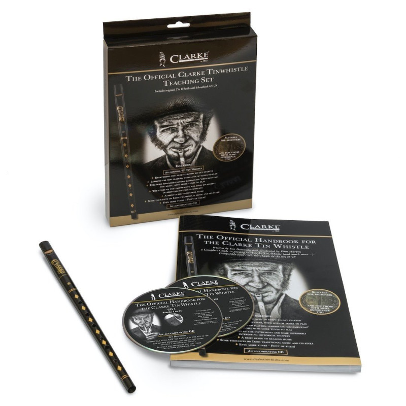 Набір для навчання гри на вістлі Clarke Clarke Tutorial Gift Set D-tuning