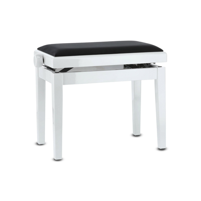 Банкетка для фортепіано GEWA Deluxe White High Gloss