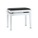 Банкетка для фортепіано GEWA Deluxe White High Gloss