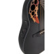 OVATION Celebrity Elite CE4412 Mid Cutaway Black Акустична гітара з датчиком
