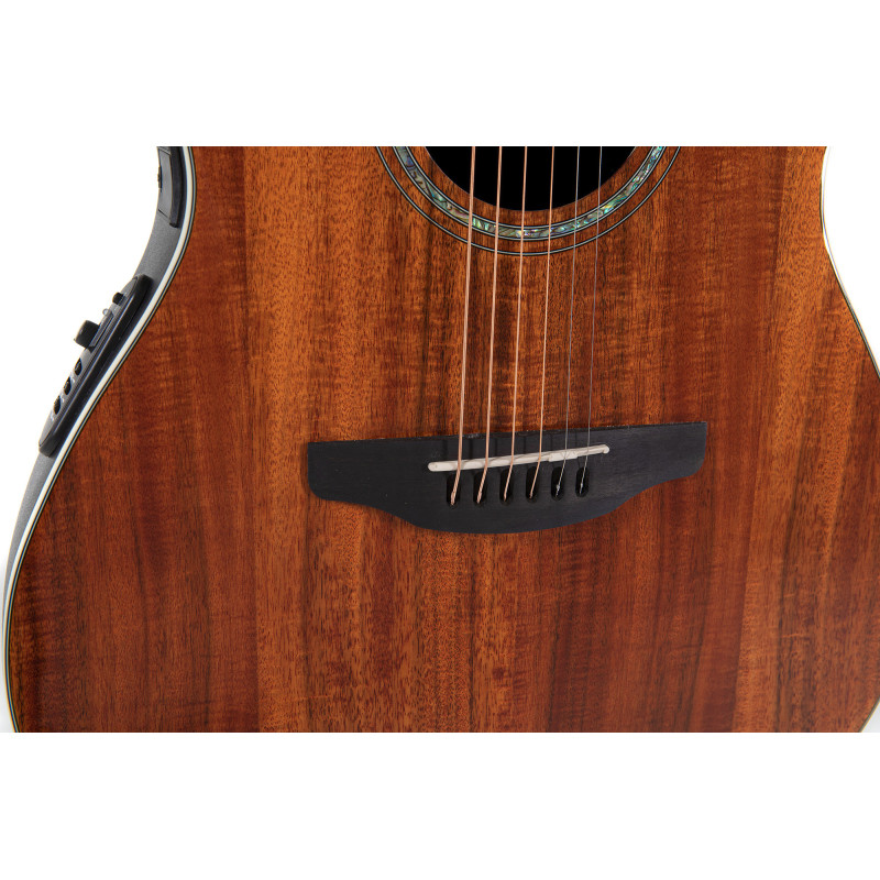 OVATION Celebrity Traditional Plus CS24P Mid Cutaway Figured Koa Акустична гітара з датчиком