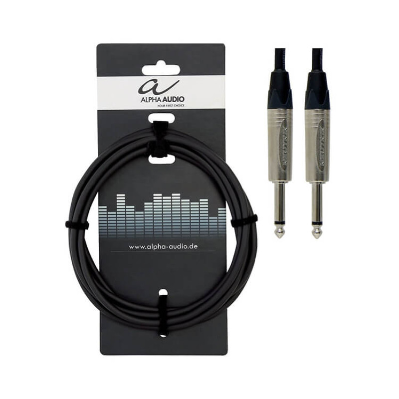Інструментальний кабель Alpha Audio Peak Line Mono Jack 6,3 мм/Mono Jack 6,3 мм (6 м)