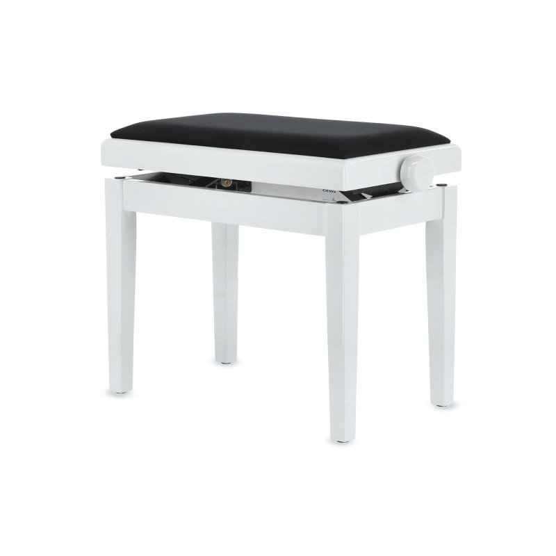 Банкетка для фортепіано GEWA Deluxe White High Gloss