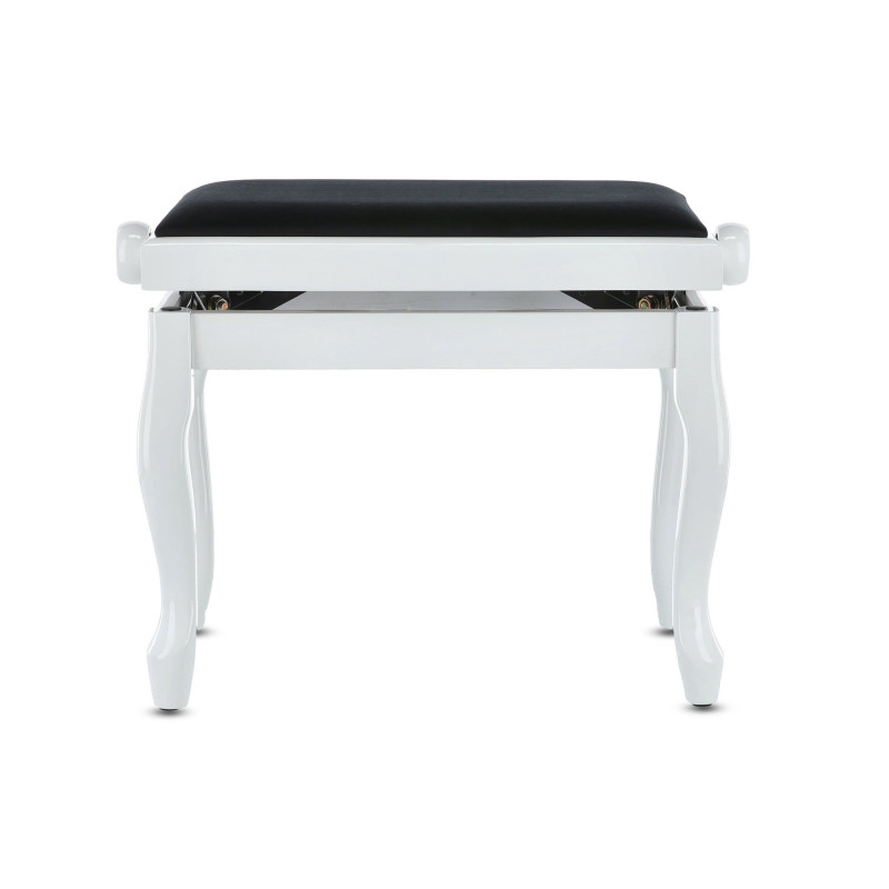 Банкетка для фортепіано GEWA Deluxe Classic White High Gloss