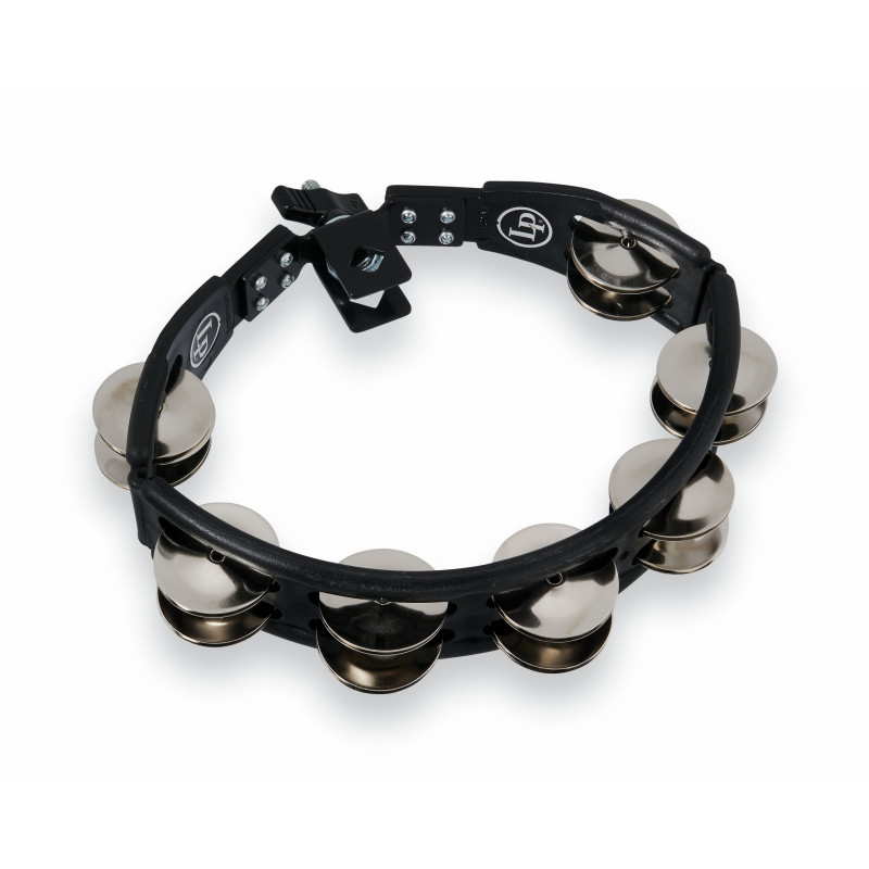 Тамбурин Latin Percussion Cyclop Mountable LP160 Steel, black