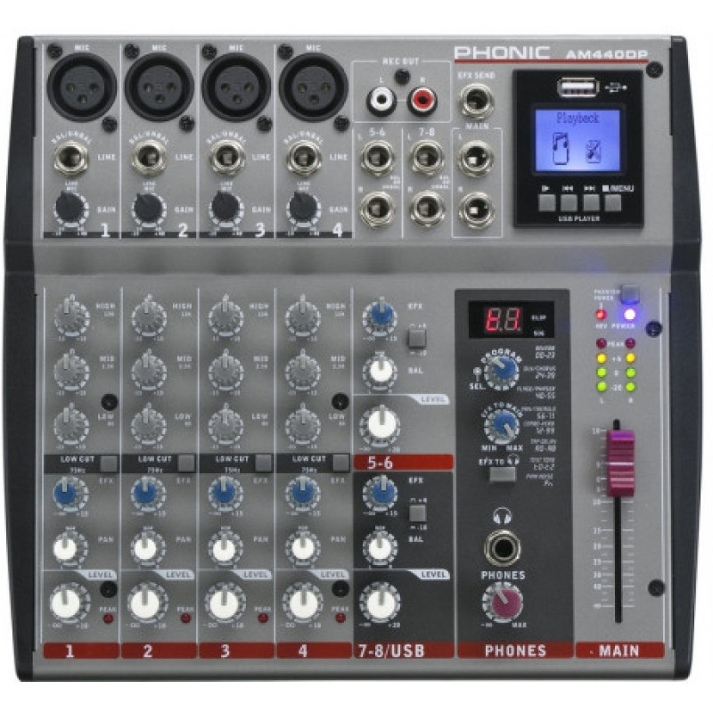 PHONIC AM 440 DP Микшерный пульт