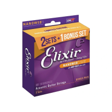ELIXIR AC NW L (3 Pk) Струни для акустичної гітари